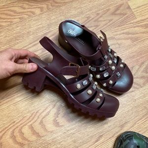 Asos sandals zara style rhinestone sandals